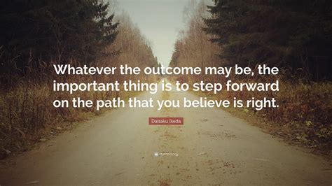 whatever may be the result